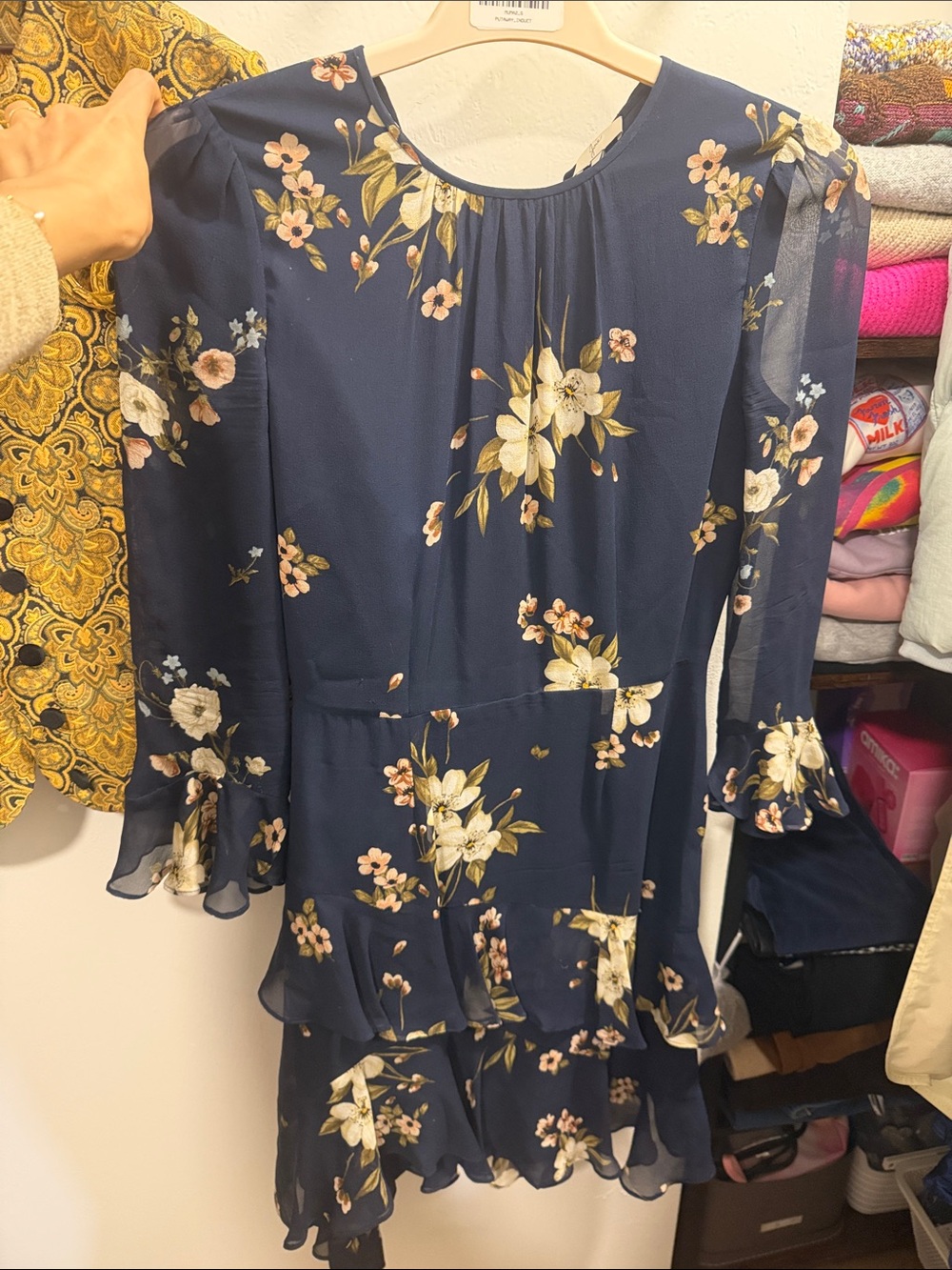 Joie 100% silk Floral sheer Dress